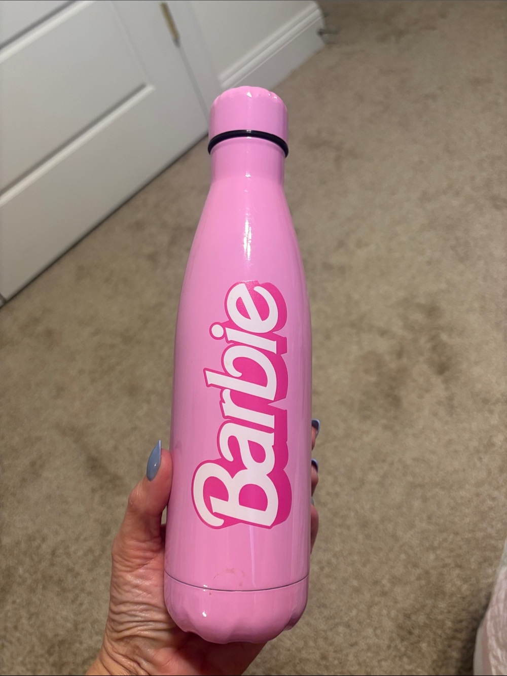 Barbie Light Pink Logo Insulated Bottle